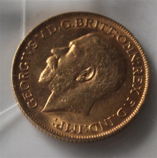 1911 gold sovereign